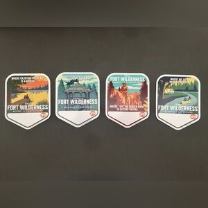 Disney’s Fort Wilderness Resort & Campground Off full Magnet Set (Disney World)